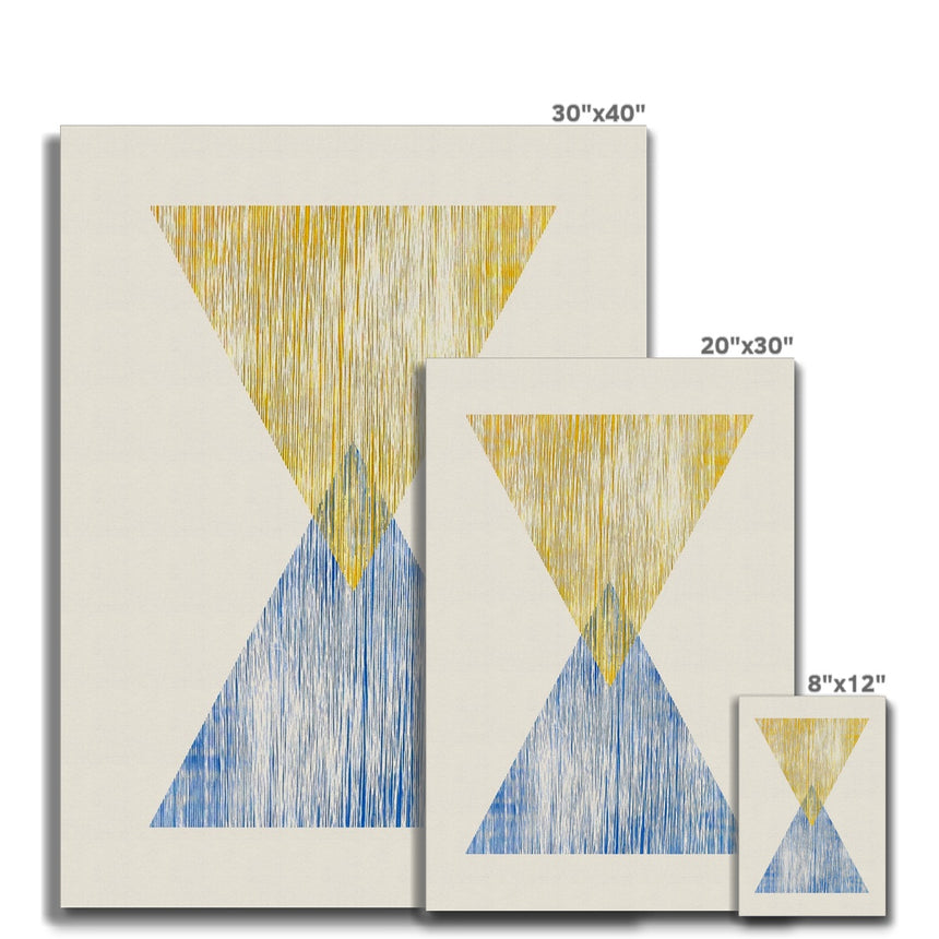 Samu – Duo Triangle Compilation (Reproduction on Canvas)