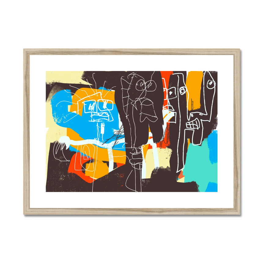 Dharmas – #5 (Reproduction Mounted Print with Frame)