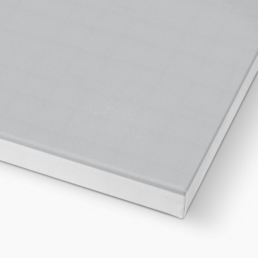 Breathe – Light Gray (Print on Canvas)