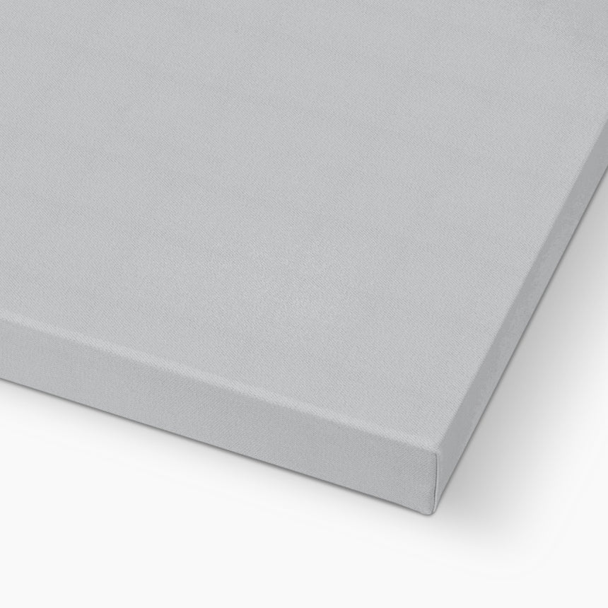Breathe – Light Gray (Print on Canvas)