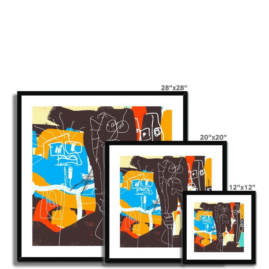 Dharmas – #5 (Reproduction Mounted Print with Frame)