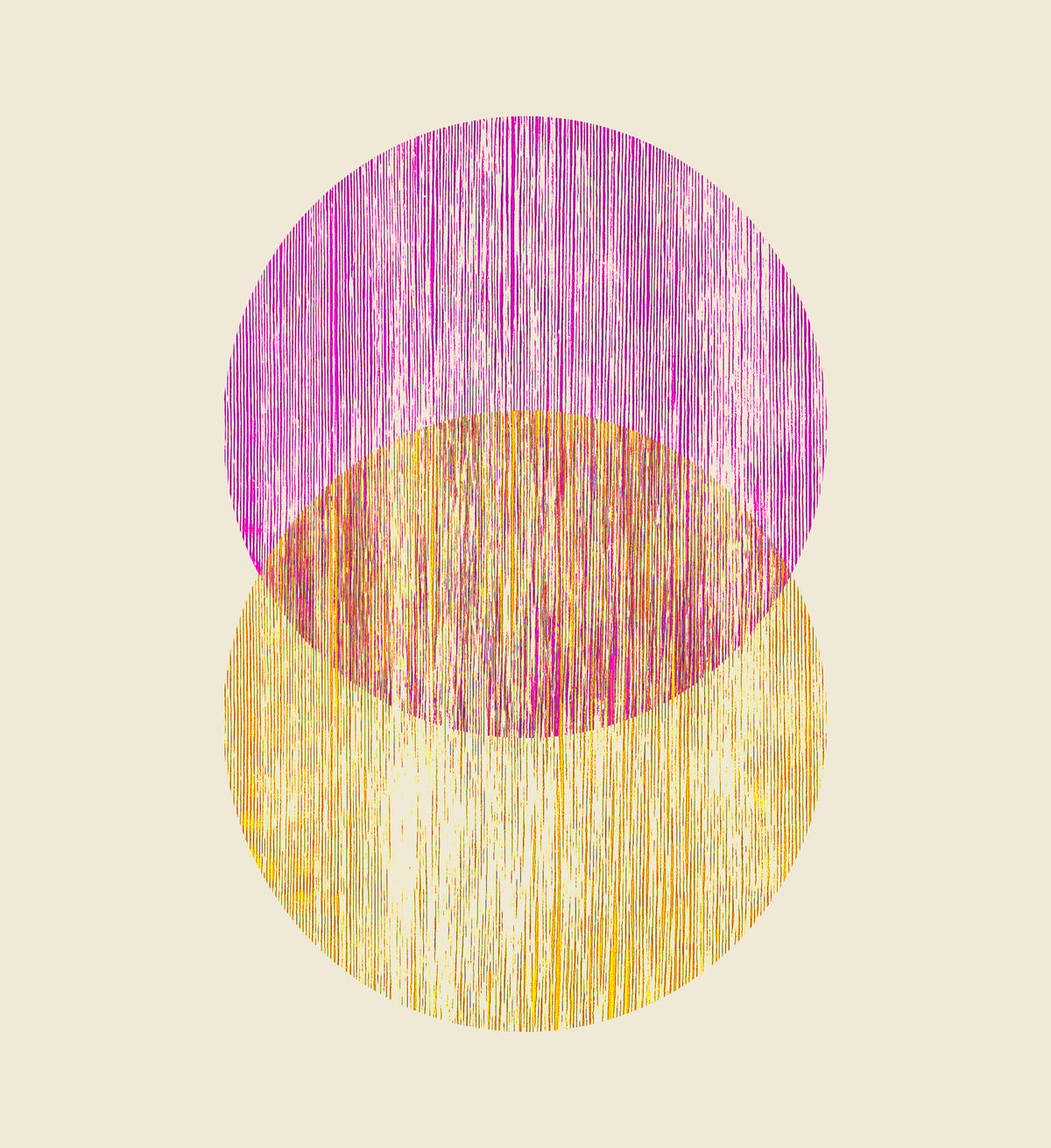 Samu – Circle Duo (Reproduction on Paper)