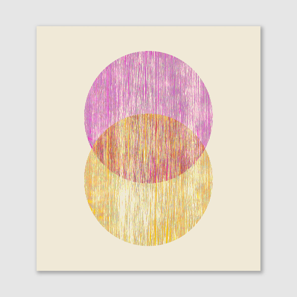 Samu – Circle Duo (Reproduction on Paper)
