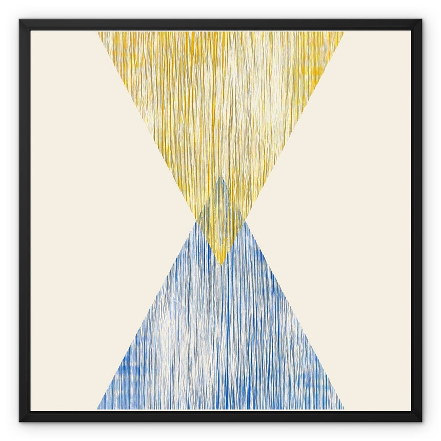 Samu – Duo Triangle Compilation (Print) Framed Canvas